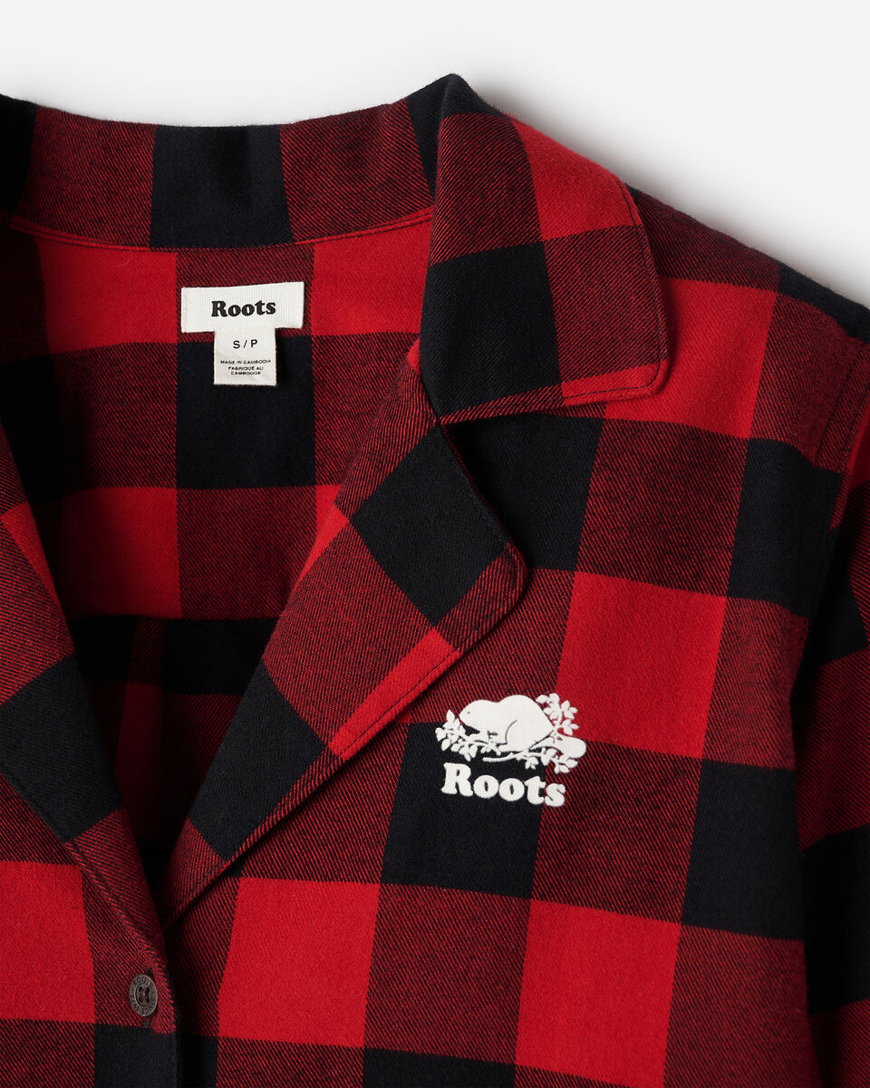 Womens Plaid Pajama Set