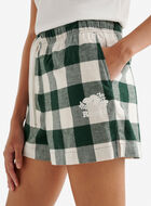 Womens Plaid Pajama Short