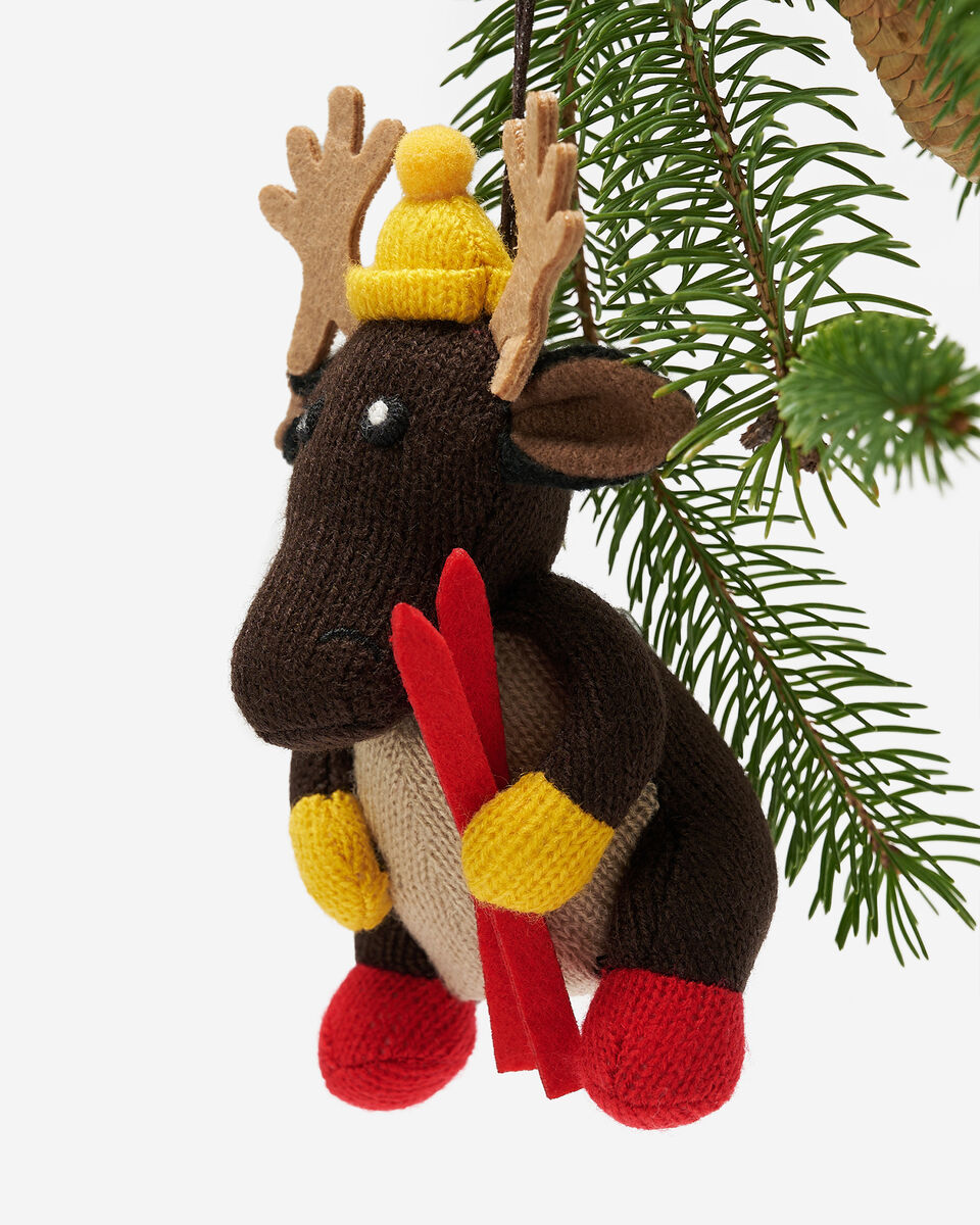 Skiing Moose Ornament