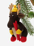 Skiing Moose Ornament