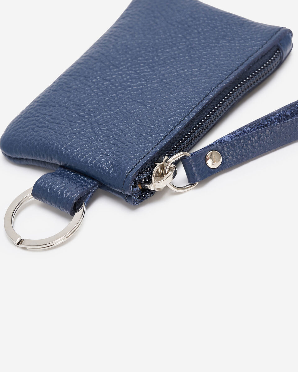 Pochette à glissière en cuir Cervino