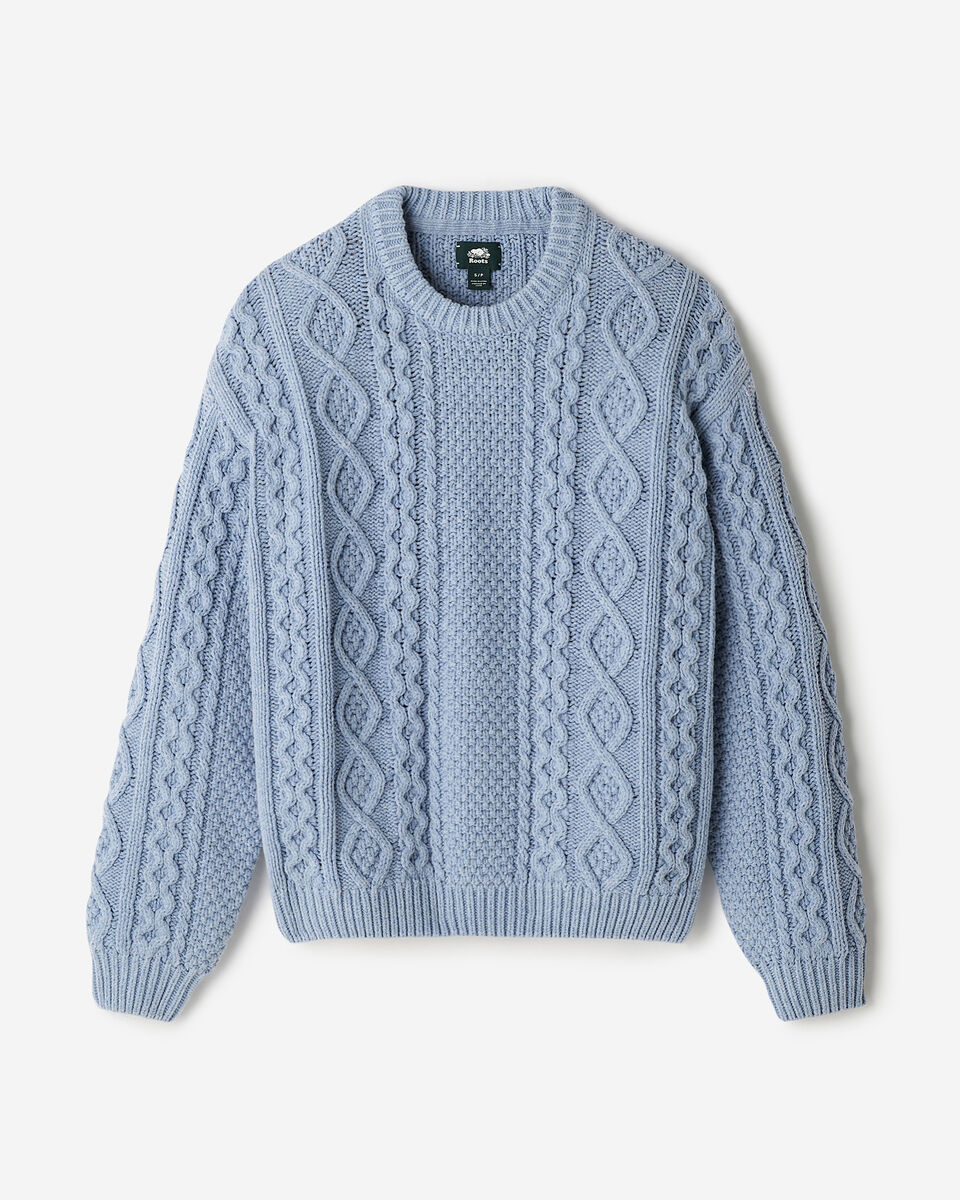 Cable Knit Crew Sweater