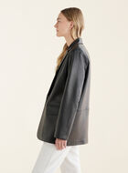 Womens Leather Blazer