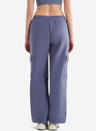 Pantalon cargo &agrave; jambe large en molleton Nuage 