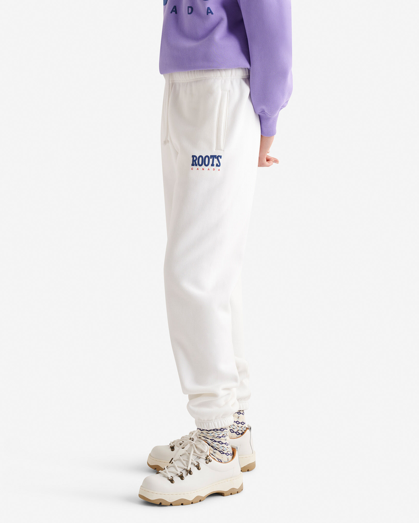 Pantalon en molleton rétro