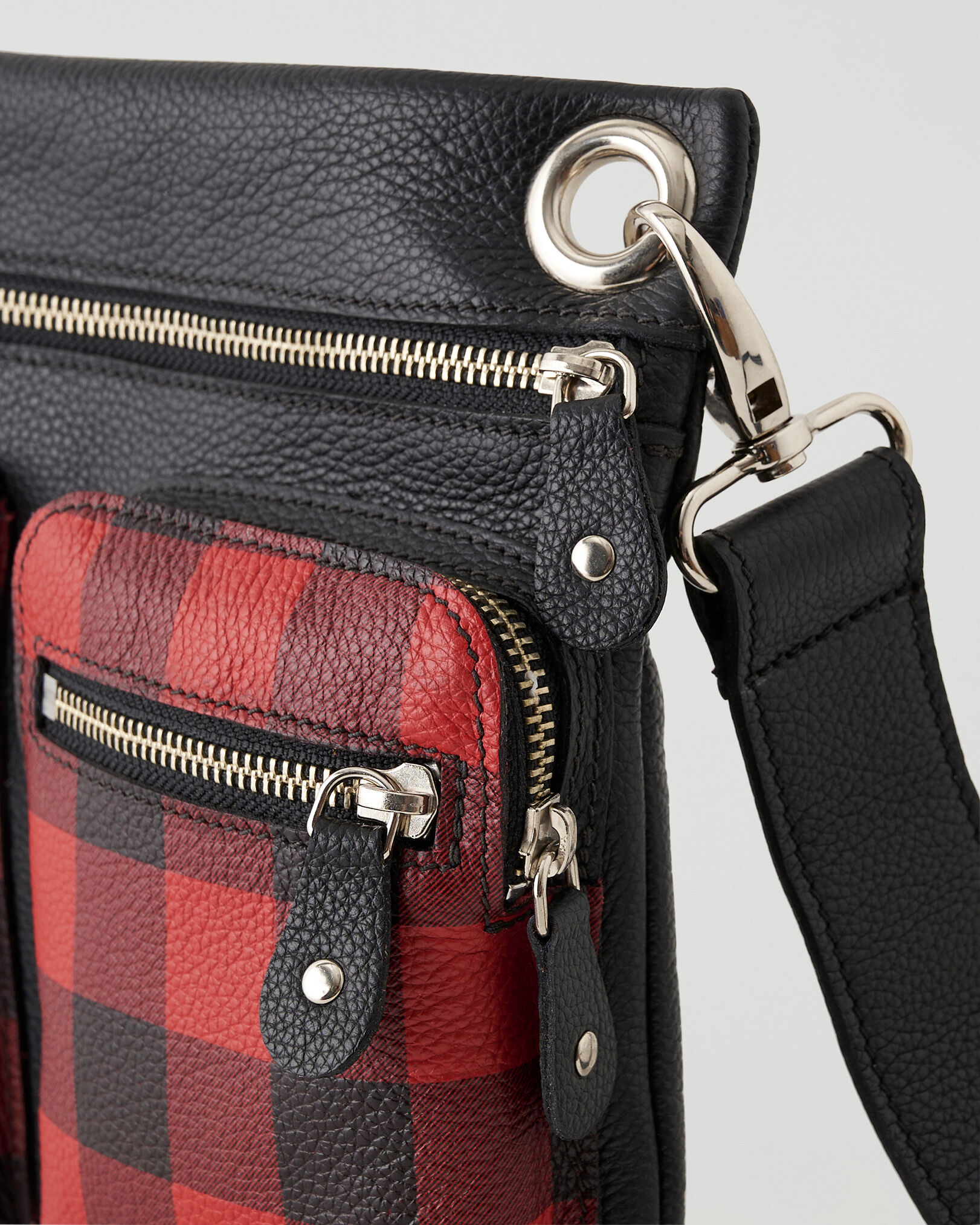Park Plaid Village Bag Cervino Handbags Roots