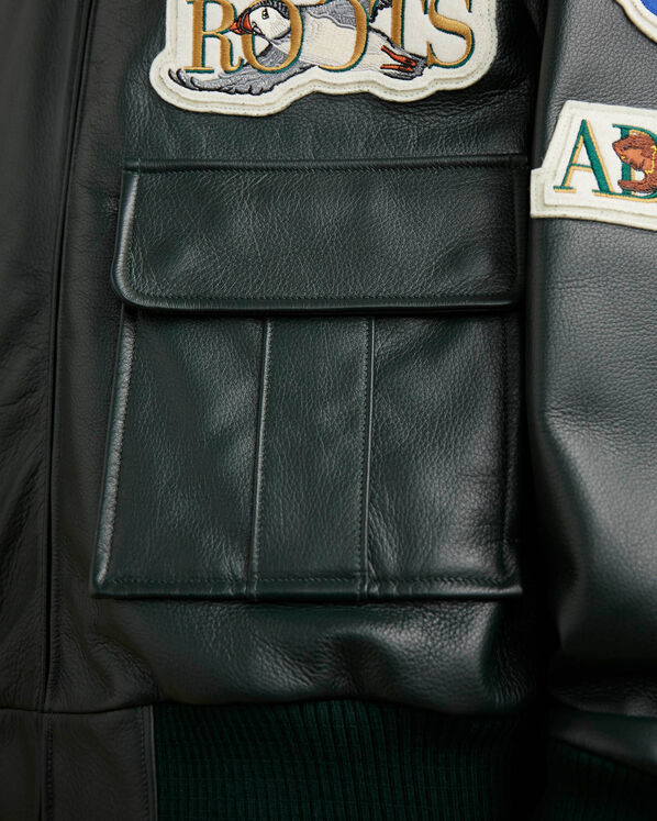 Blouson aviateur Roots x Adidem Asterisks