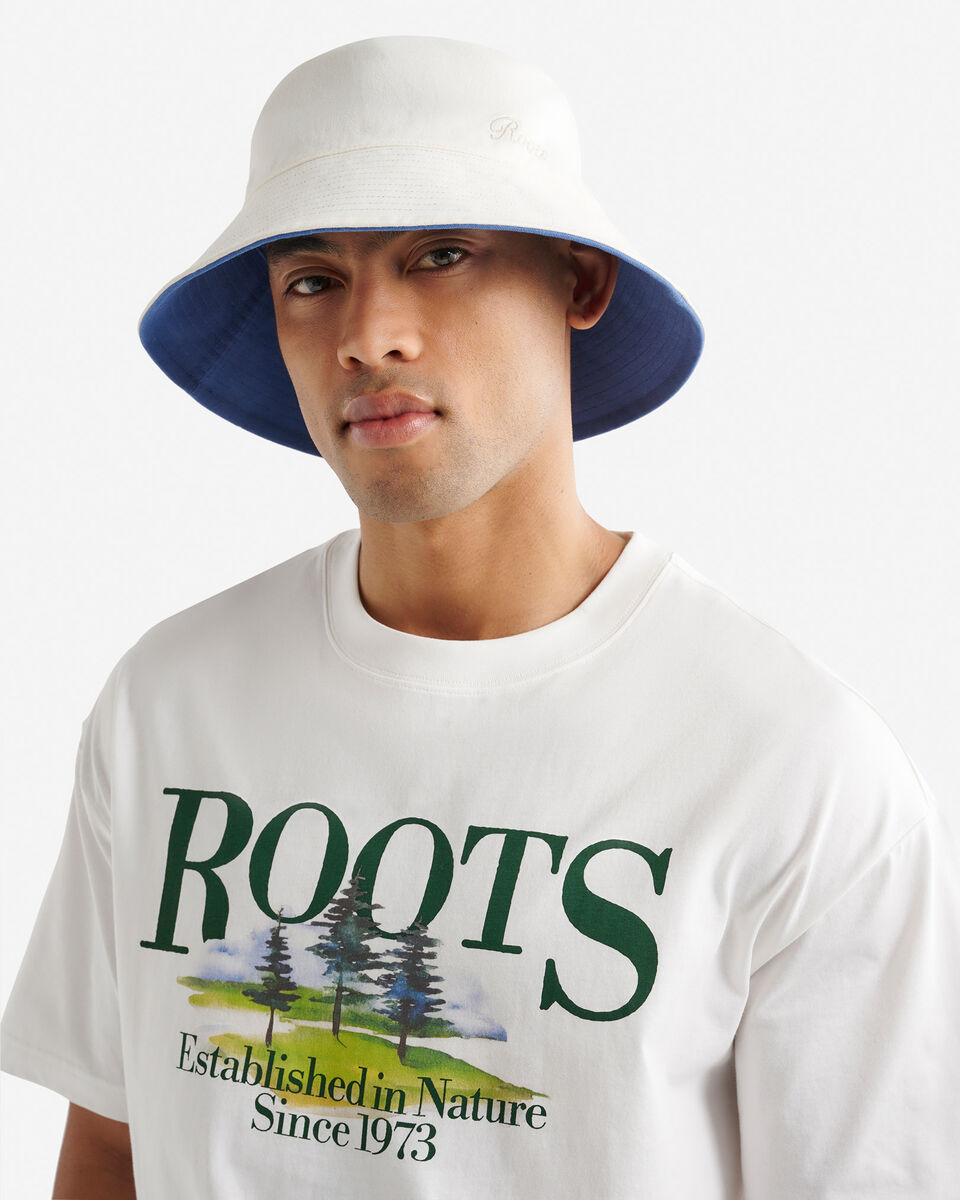 Chapeau style p&ecirc;cheur r&eacute;versible