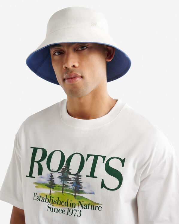 Chapeau style p&ecirc;cheur r&eacute;versible