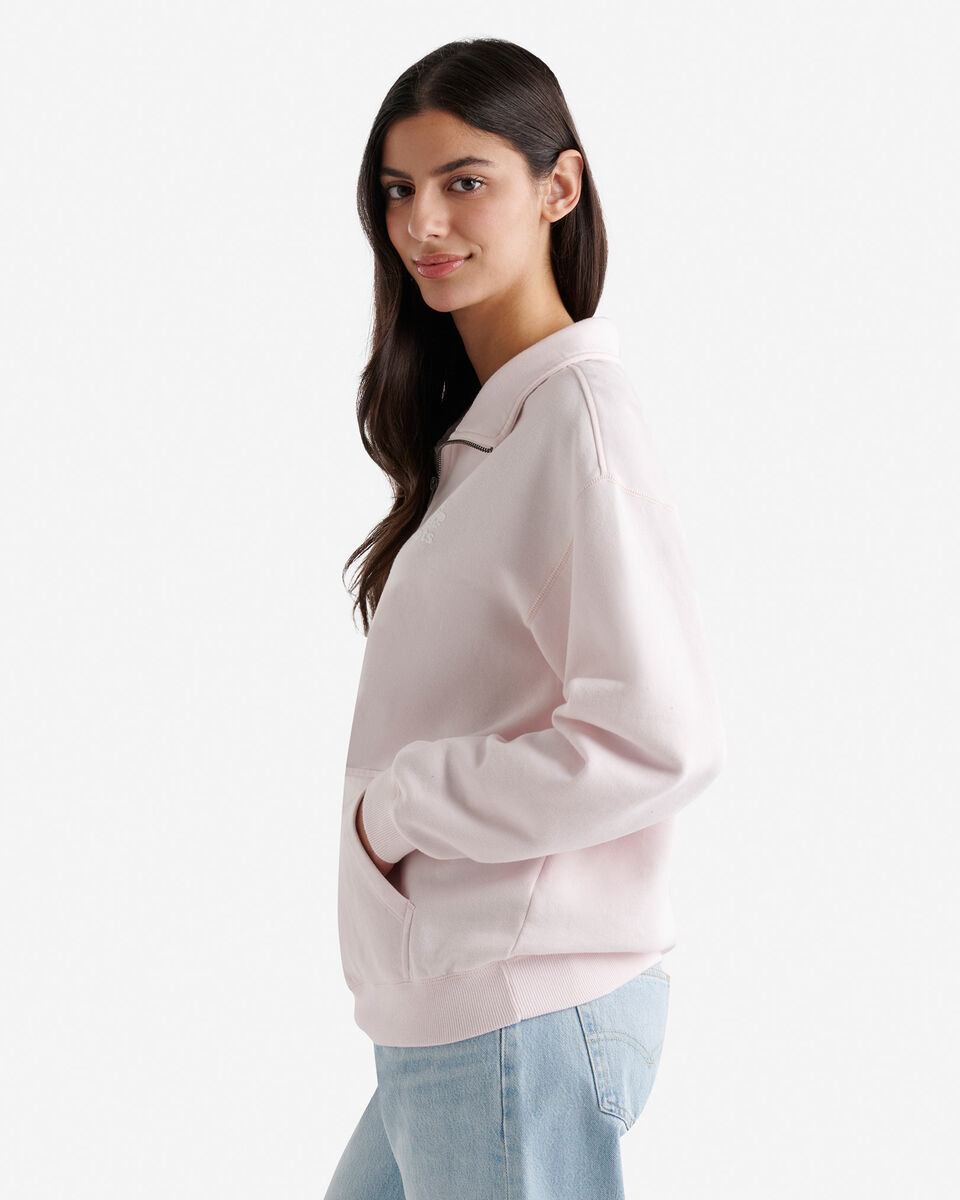 Organic Cooper Relaxed Half Zip Stein