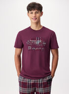Mens Cooper Plaid Fill T-Shirt