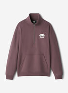 Organic Cooper Relaxed Quarter Zip Stein