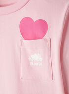 T-shirt &agrave; poche en forme de c&oelig;ur pour tout-petits