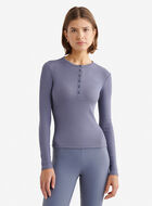 Roam Rib Fitted Long Sleeve Henley