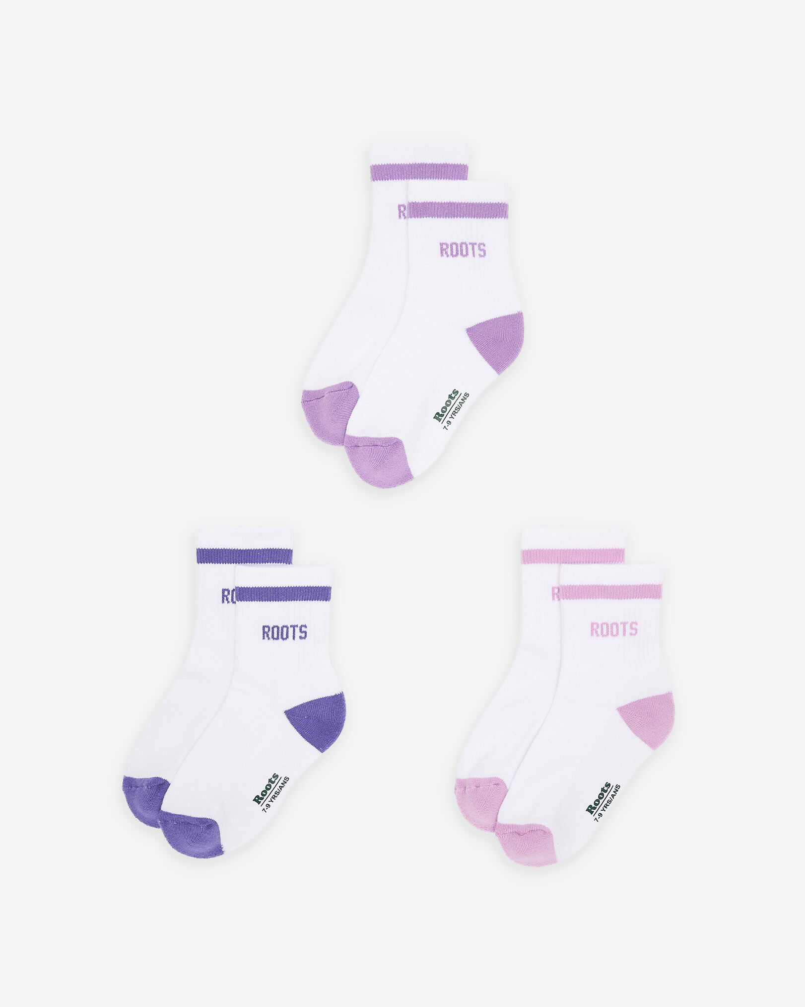 3 paires de chaussettes pop pour enfants