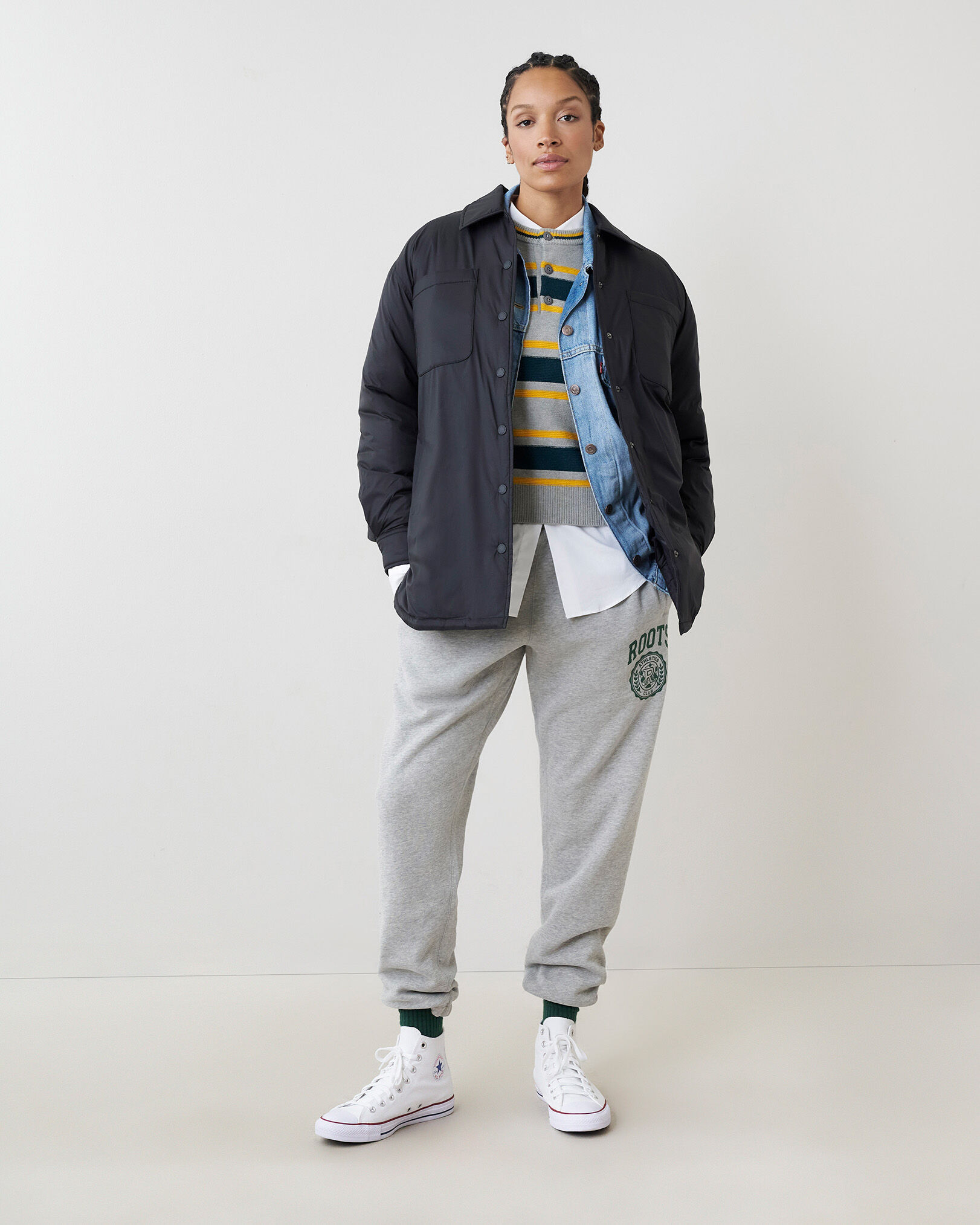 shacket jacket preppy