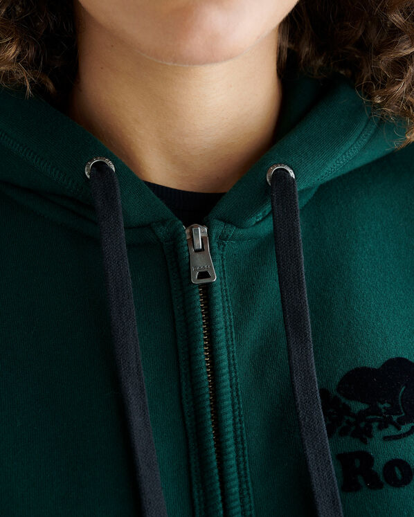 Chandail original &agrave; capuchon et glissi&egrave;re en coton bio non genr&eacute;