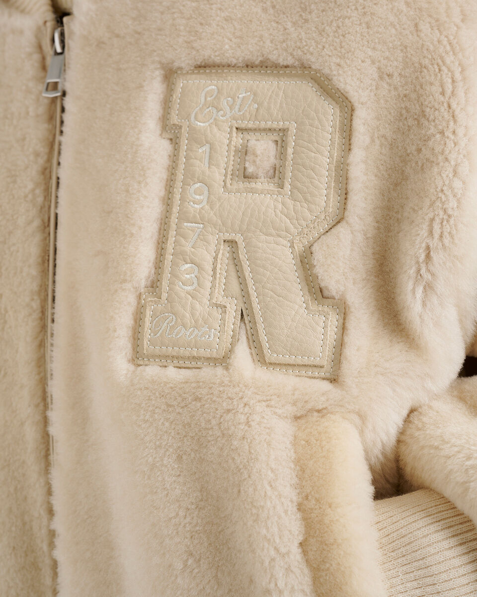 Blouson universitaire en mouton
