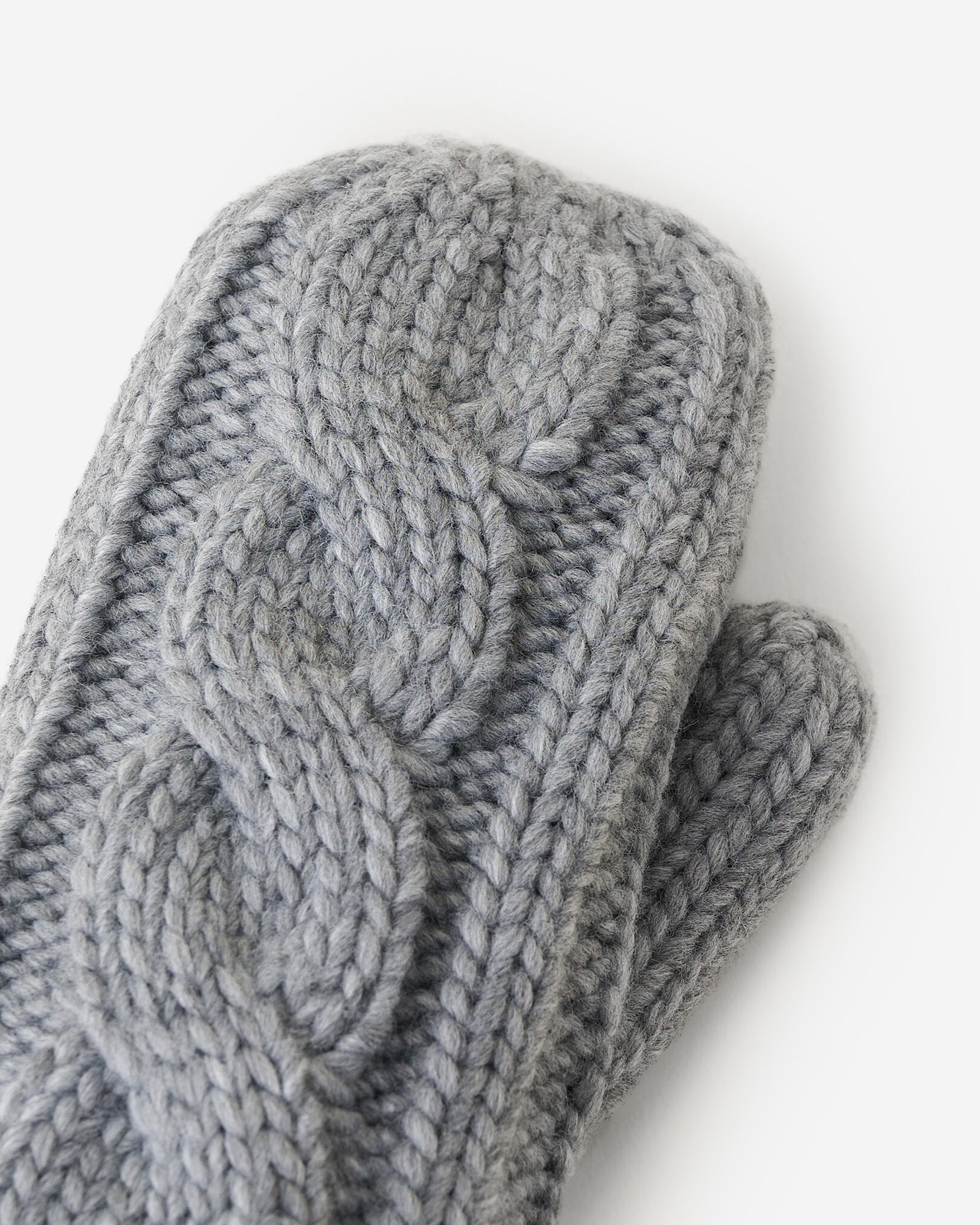 Womens Olivia Cable Mitten