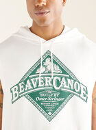 Beaver Canoe Sleeveless Hoodie Gender Free