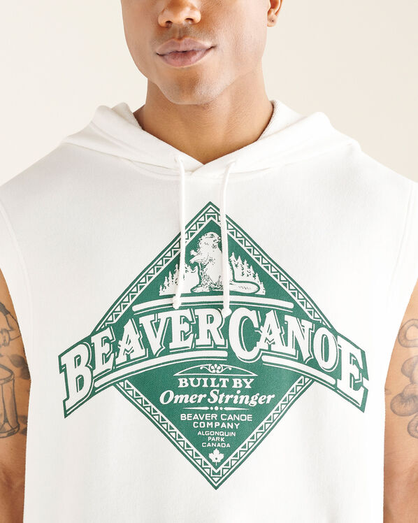 Beaver Canoe Sleeveless Hoodie