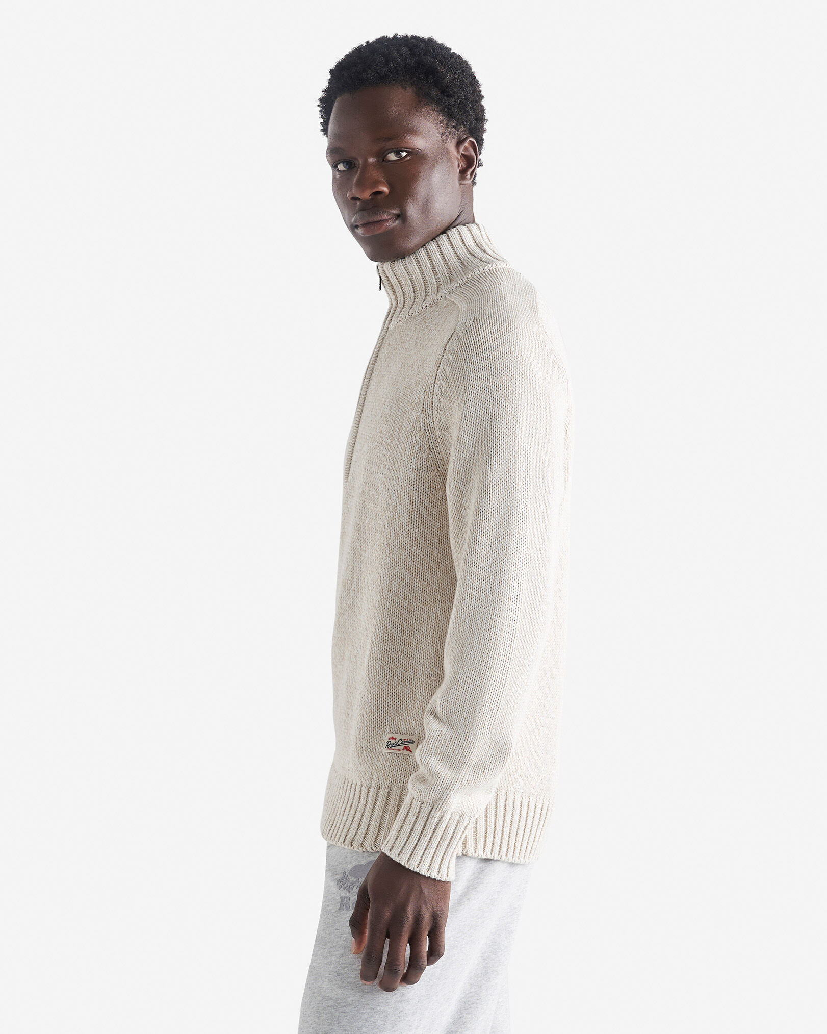 Robson Relaxed Half Zip Stein Sweater