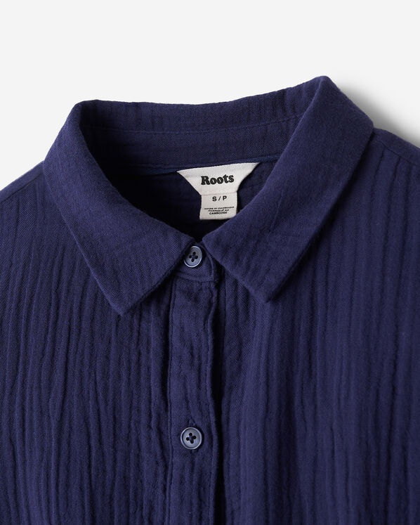 Robe chemise en gaze de coton Isla