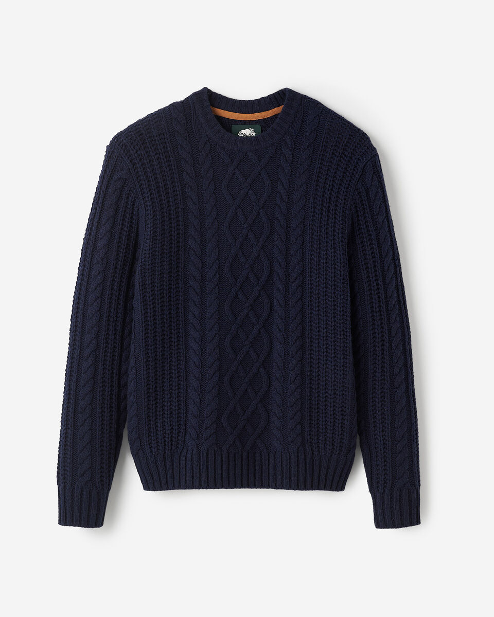 Lodge Cabled Crew Sweater