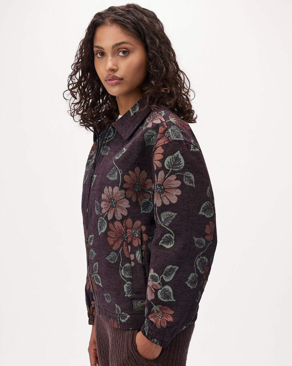 Floral Jacquard Jacket