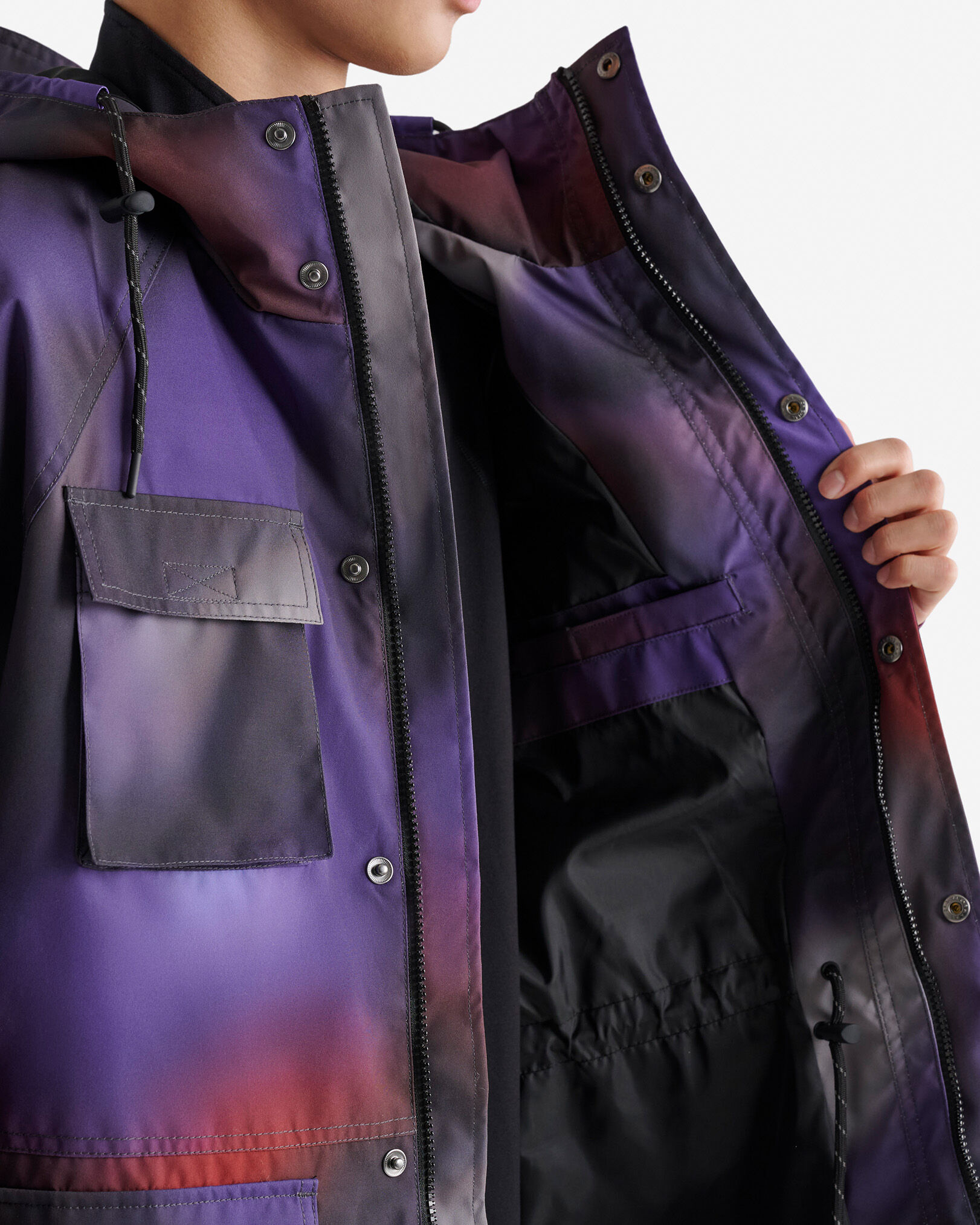 Blouson à capuchon