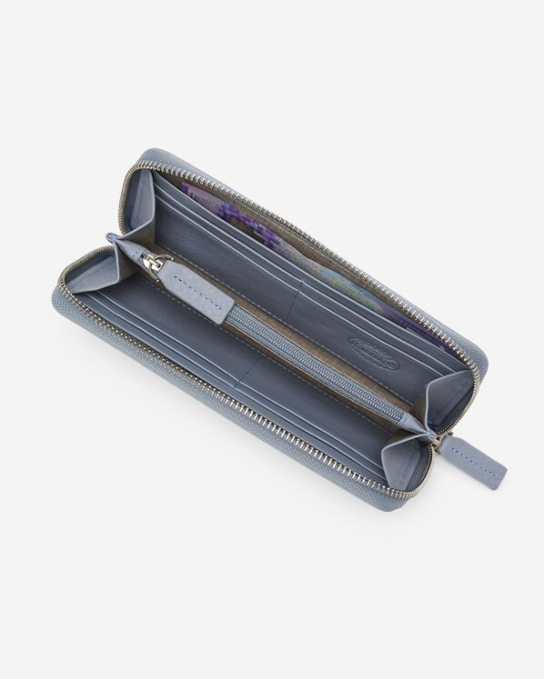 Zip Around Clutch Cloud