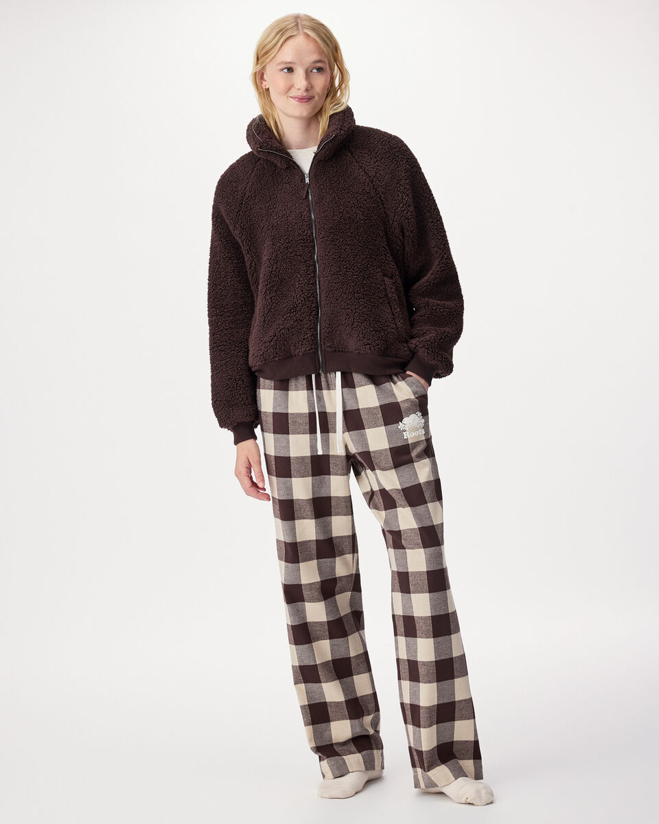 Pantalon de pyjama &agrave; carreaux pour femme