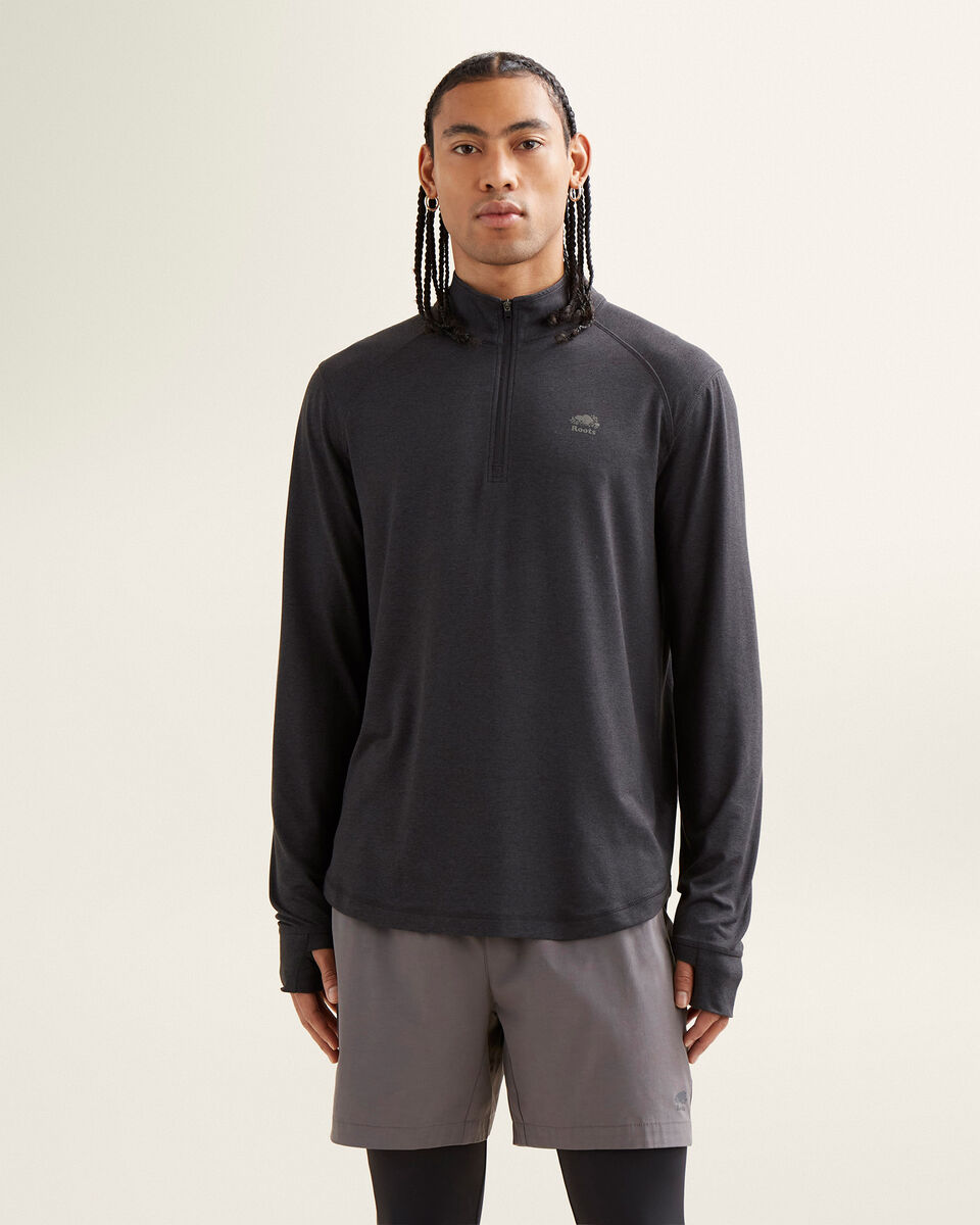 Journey Long Sleeve Zip Stein