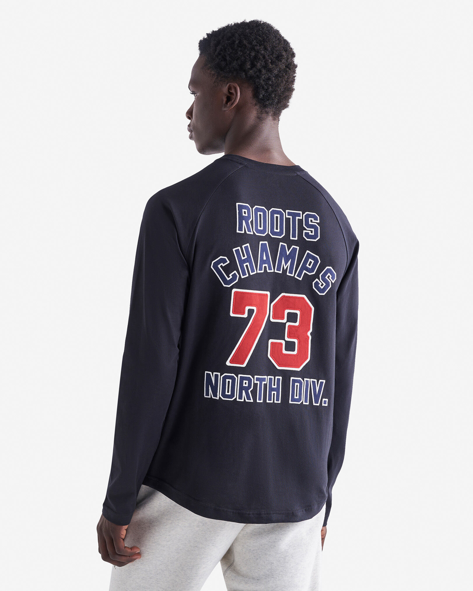 Mens 1973 Champs Raglan Long Sleeve T-Shirt