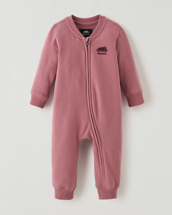 Barboteuse douillette à glissière pour bébés
