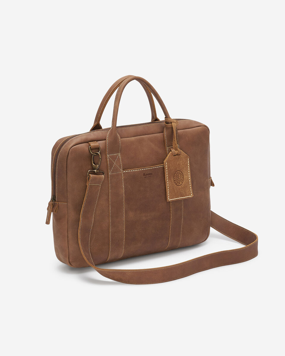 Sac à ordinateur Wellington en cuir Tribe