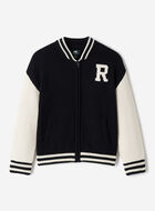 Kids Roots Knit Varsity Jacket
