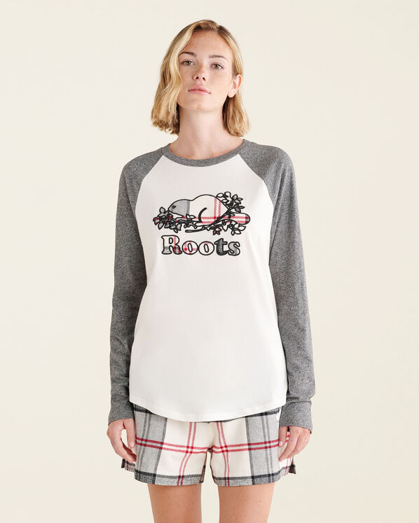 Womens Cooper Plaid Long Sleeve T-shirt