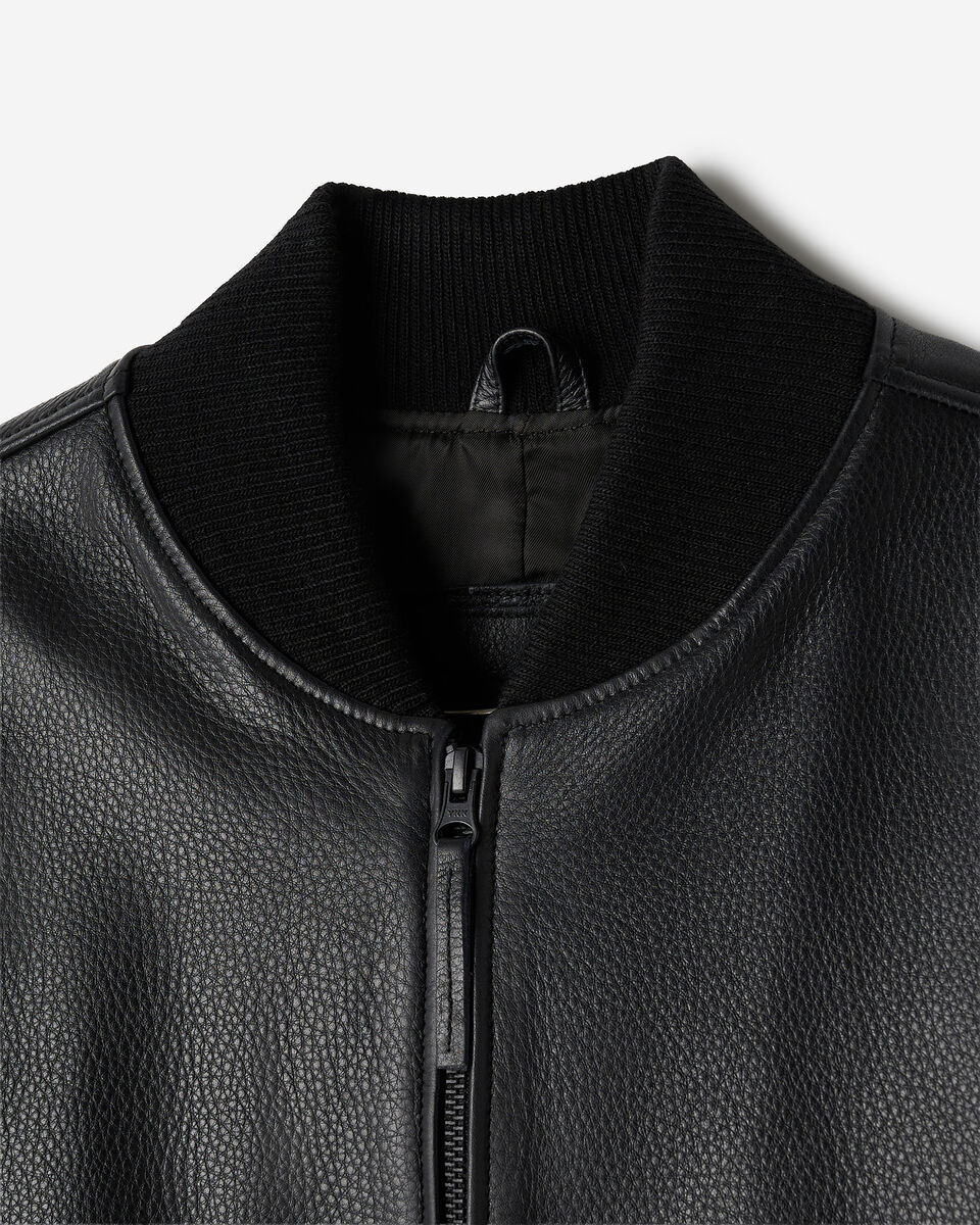 Blouson aviateur en cuir Prince