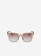 Womens Plastic Oval Crystal Colour Sunglasses