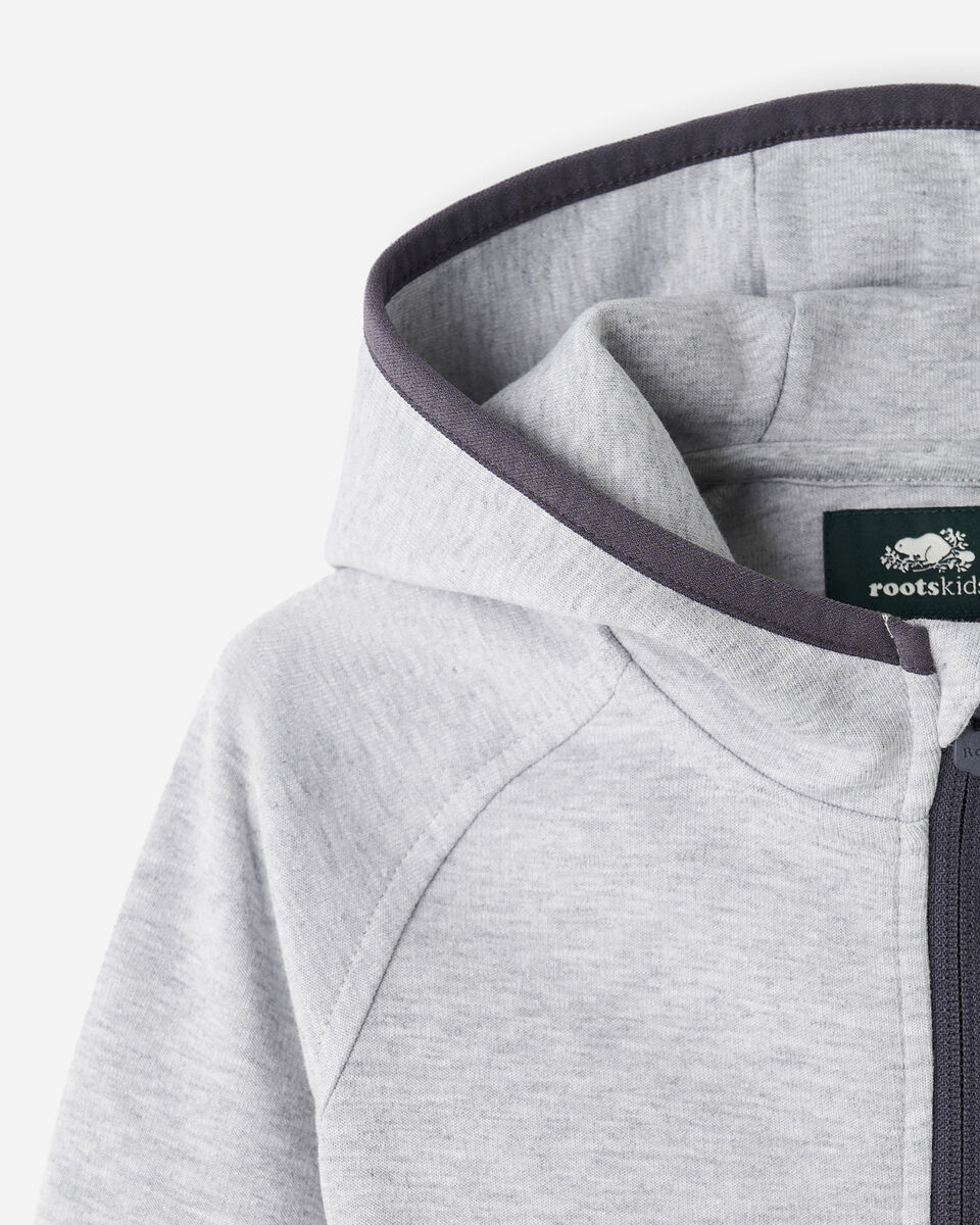 Chandail à capuchon et glissière en tissu interlock Recover pour tout-petits