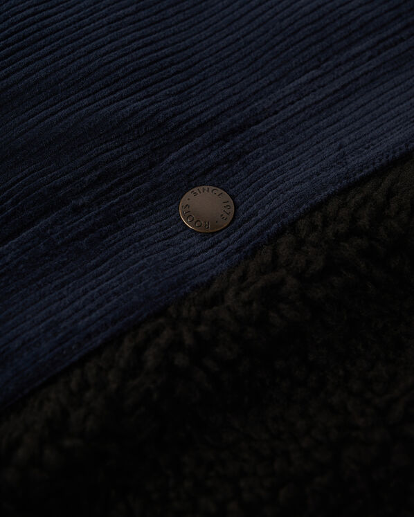 Cord Shearling Fleece Lined Jacket