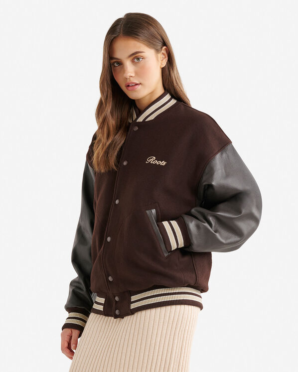 Blouson universitaire r&eacute;tro Mathews