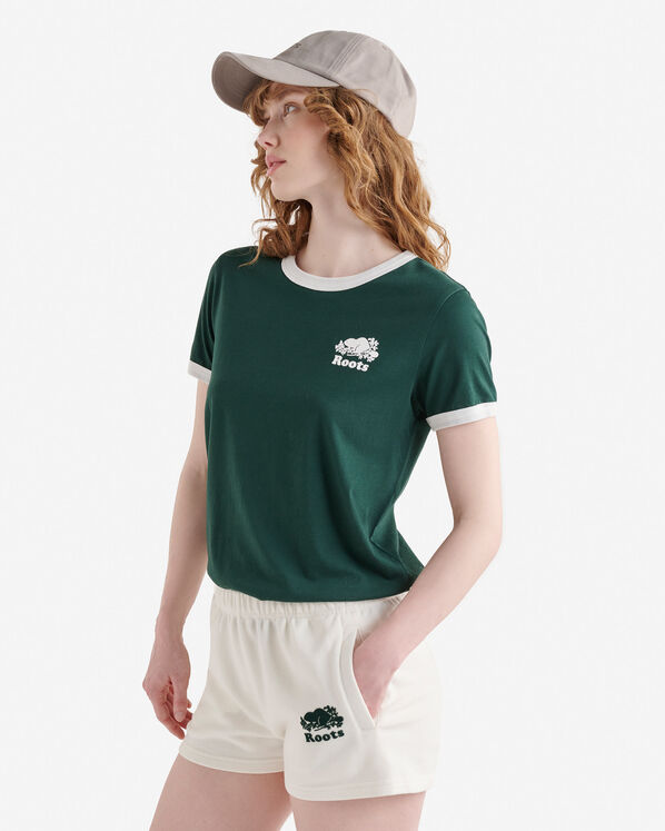 Womens Organic Cooper Ringer T-Shirt