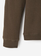 Waffle Long Sleeve Henley