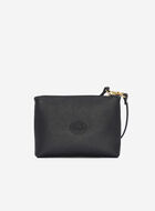 Monogram Wristlet Black