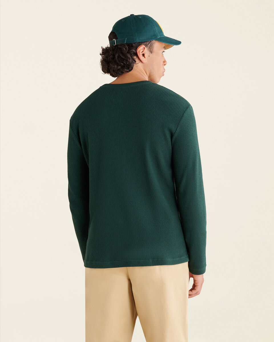 Waffle Long Sleeve Crew Top