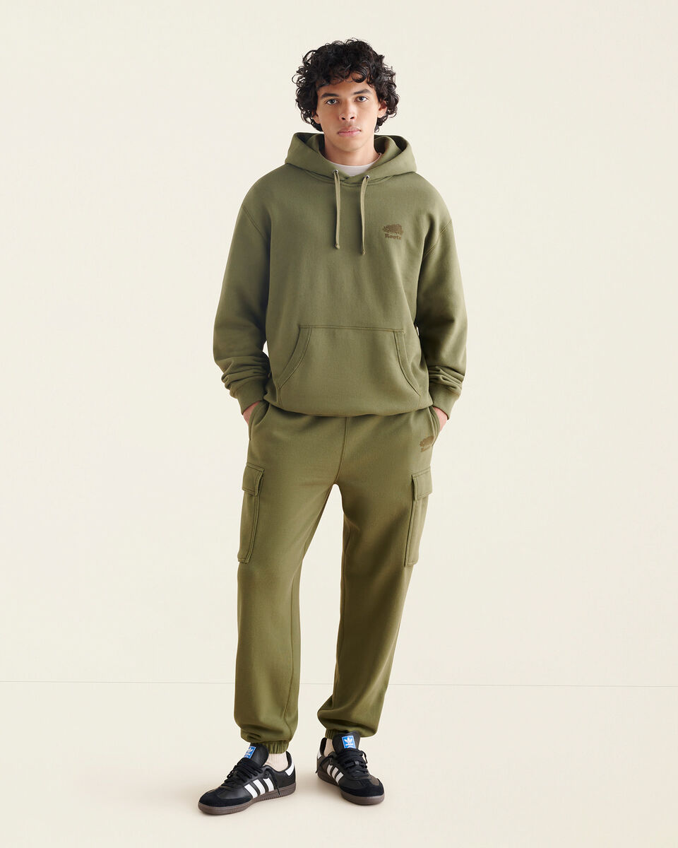 Pantalon cargo décontracté en molleton de coton bio Cooper