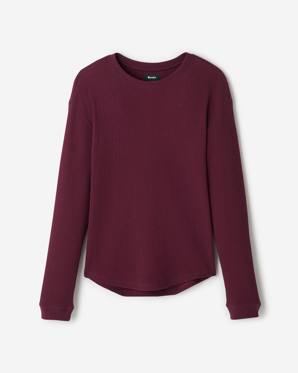Waffle Long Sleeve Top