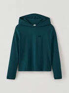 Womens Organic Cooper Hooded Long Sleeve T-shirt
